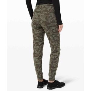 Lululemon Ready To‎ Rulu Joggers Dark Green Olive Heritage Camo Full Length sz6